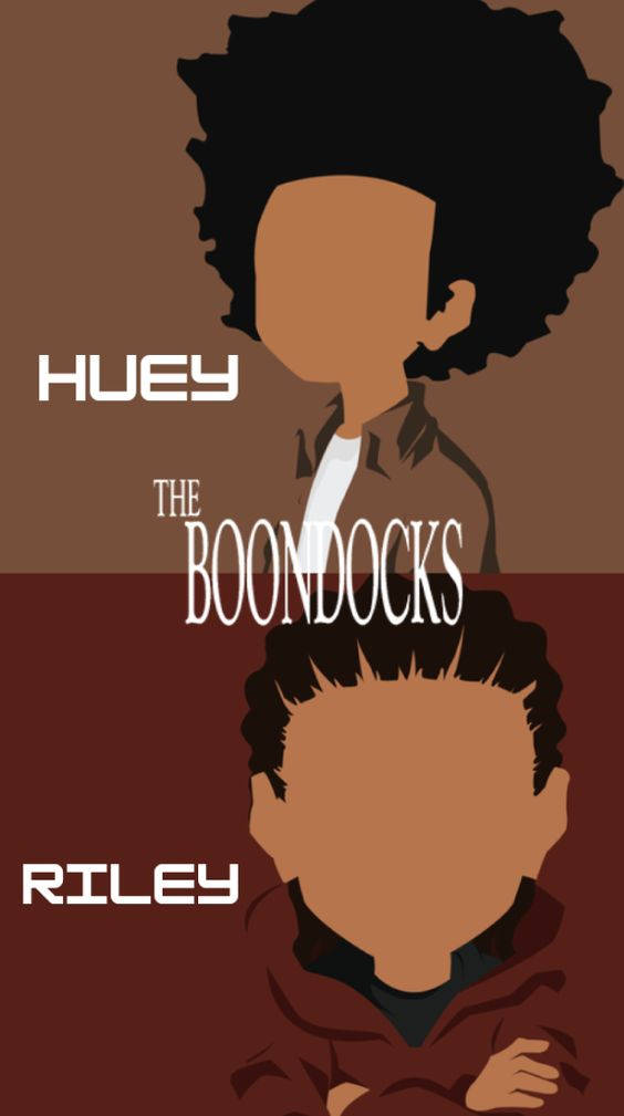 Huey Freeman Riley The Boondocks Wallpaper