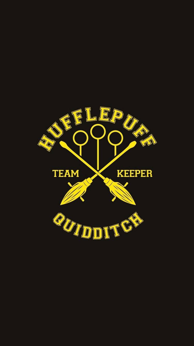 Hufflepuff Quidditch Logo Wallpaper