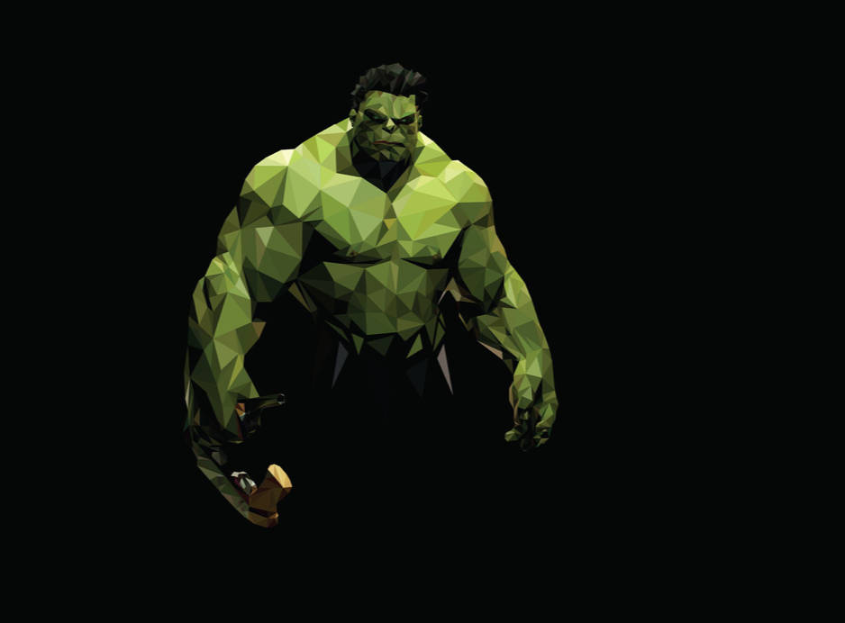 Hulk 4k Cartoon Wallpaper