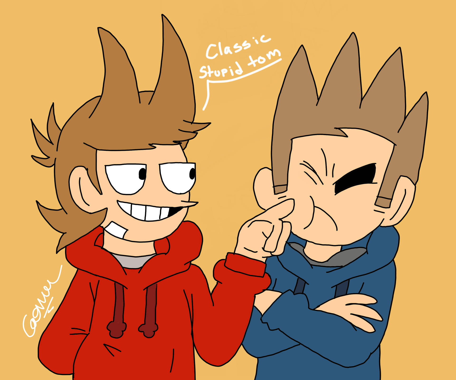 Download Matt Of Eddsworld Wears Green Hoody Wallpaper