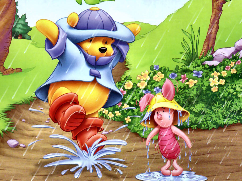 Humurous Winnie The Pooh Themeiphone Wallpaper