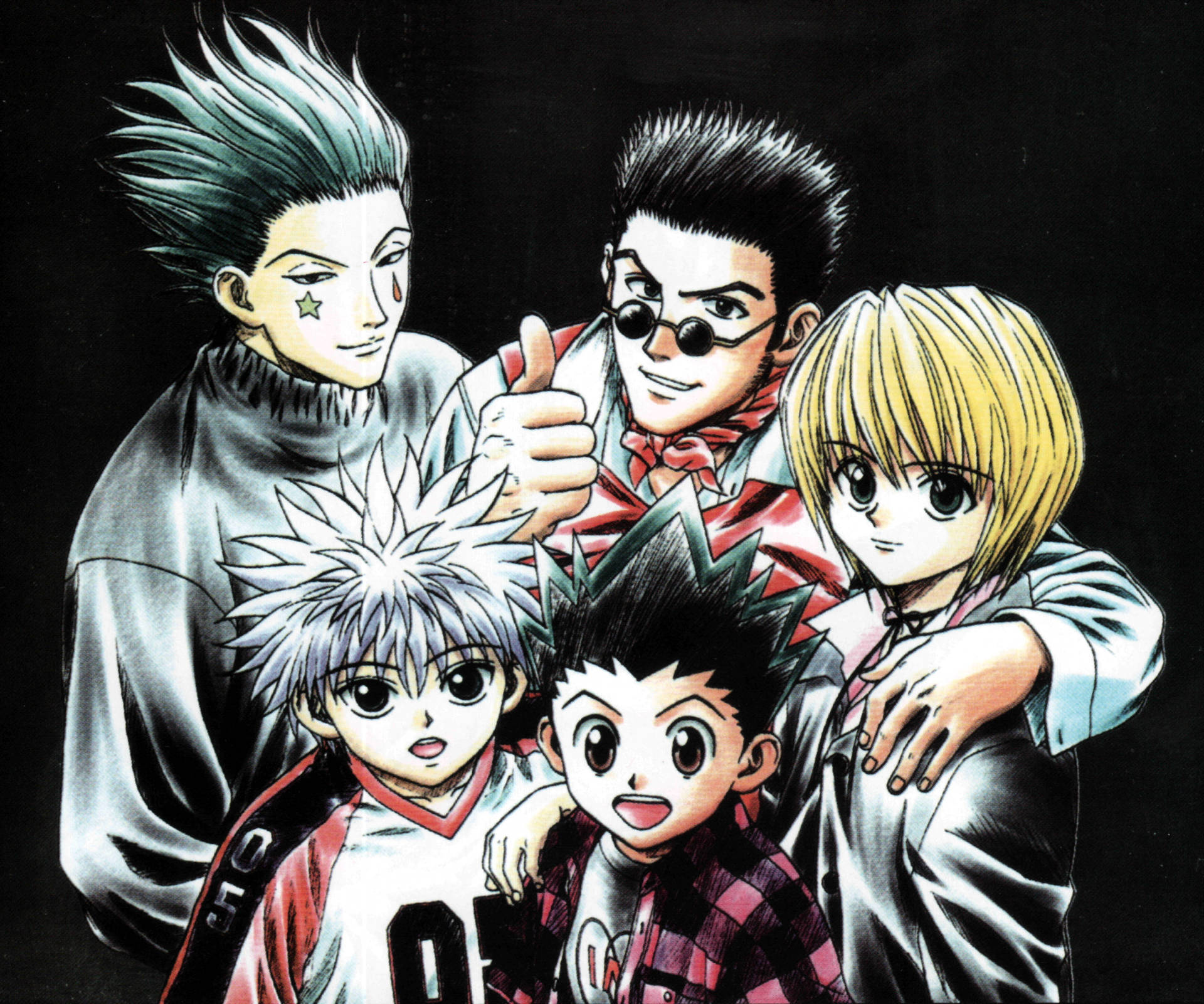 Download free Hunter X Hunter 90s Art Wallpaper - MrWallpaper.com