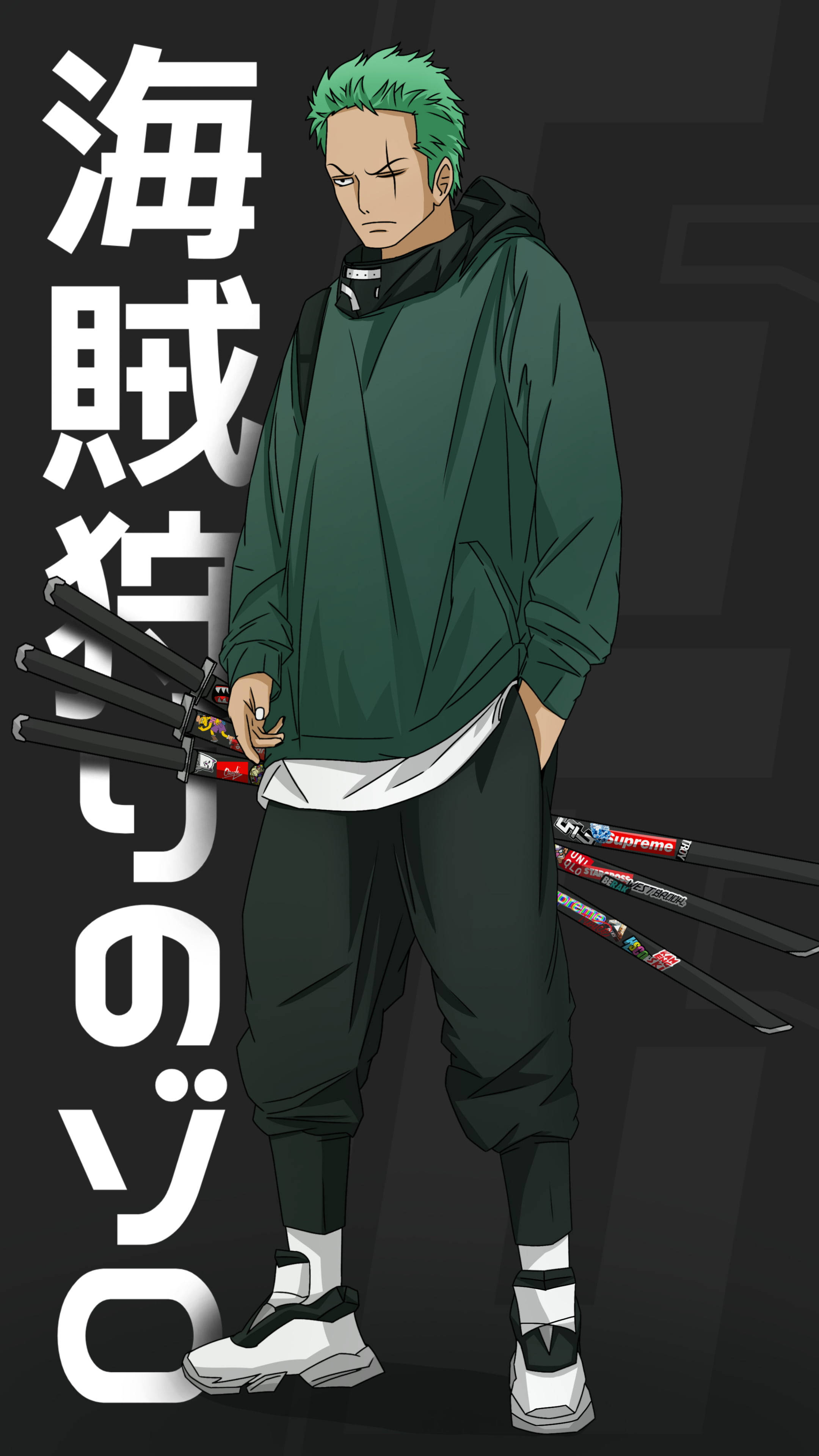 Hypebeast Version Anime Zoro Pfp Wallpaper