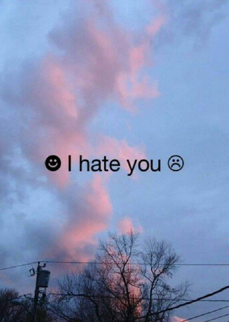 I Hate You With Smileys Wallpaper