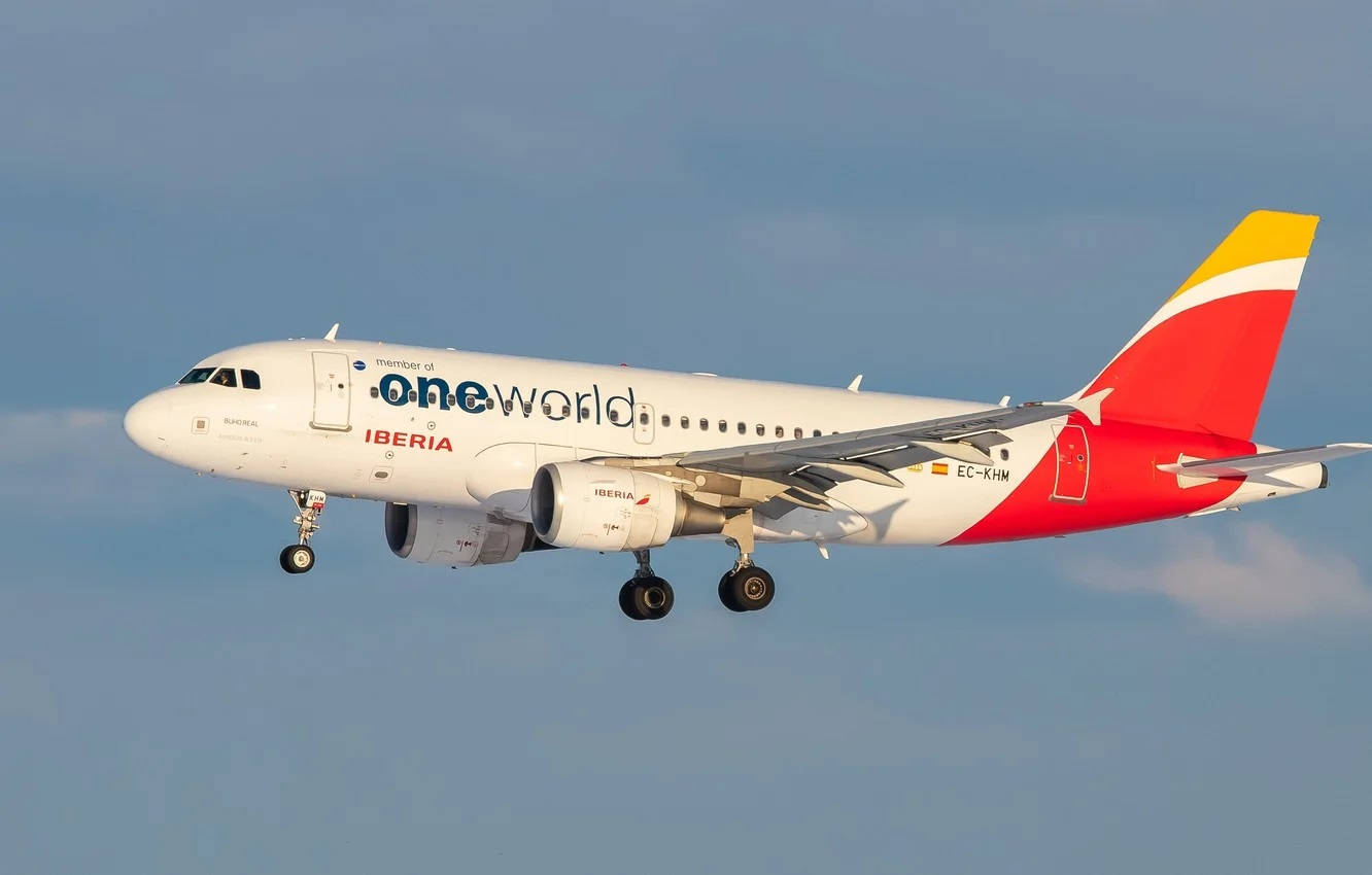 Iberia Airlines Oneworld Airplane Wallpaper