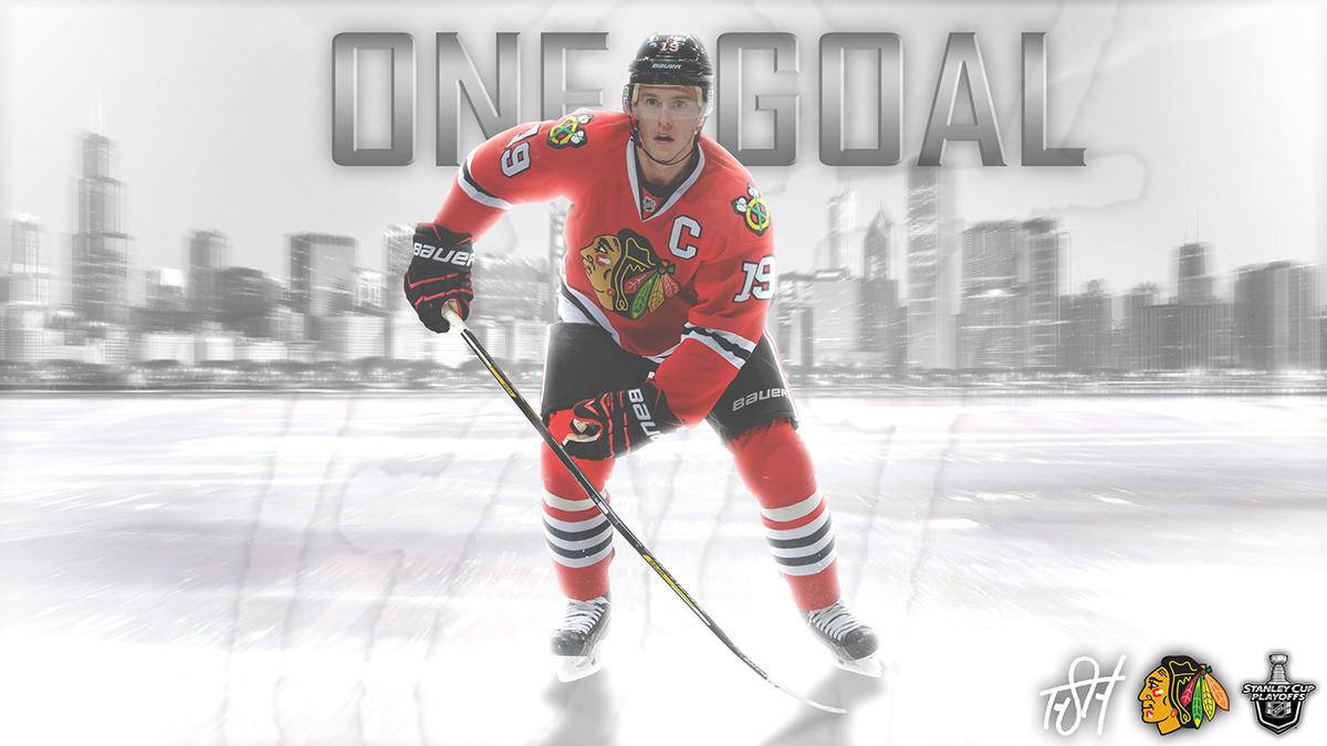 Ice Hockey One Goal Jonathan Toews Wallpaper