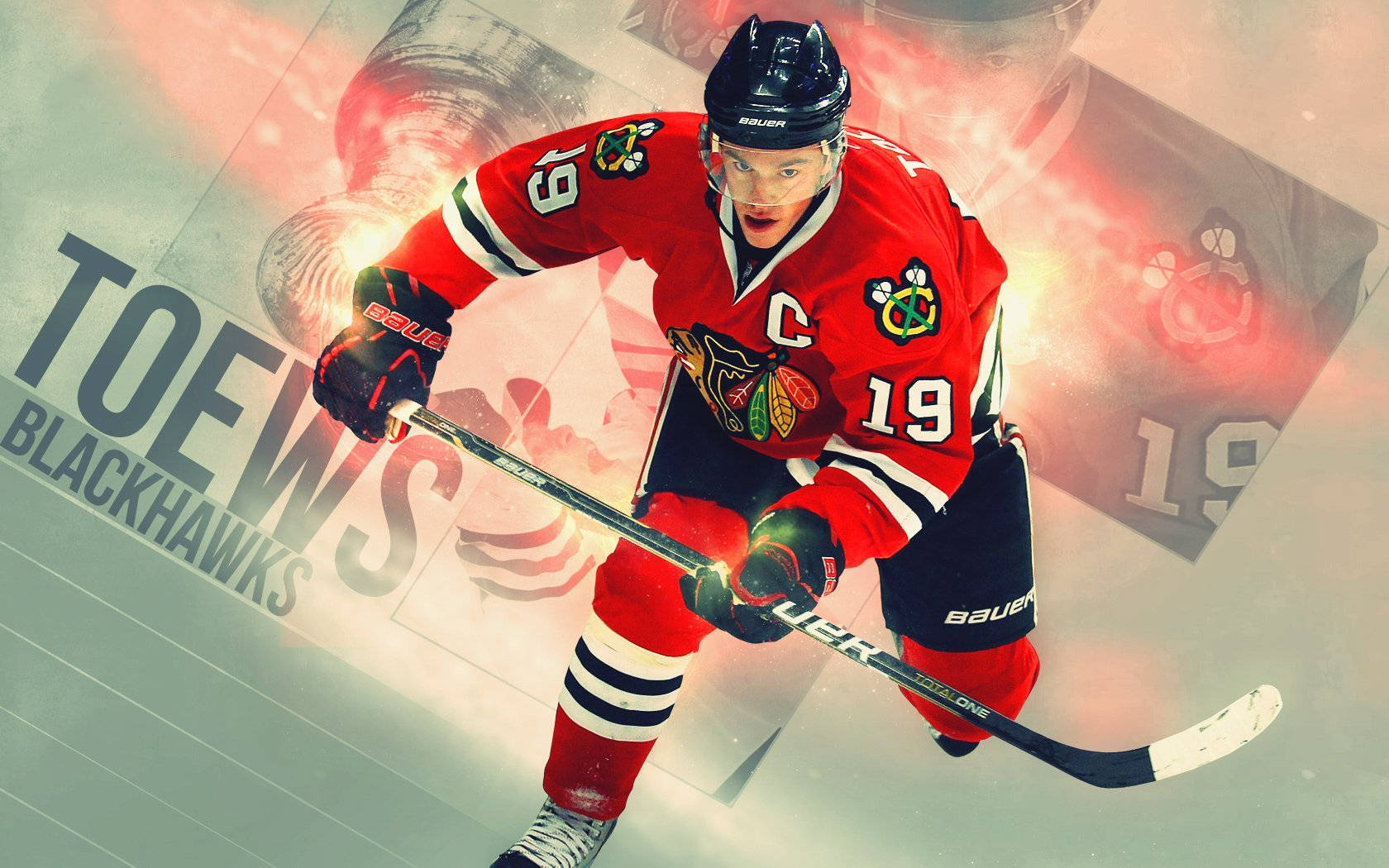 Ice Hockey Star Jonathan Toews Wallpaper