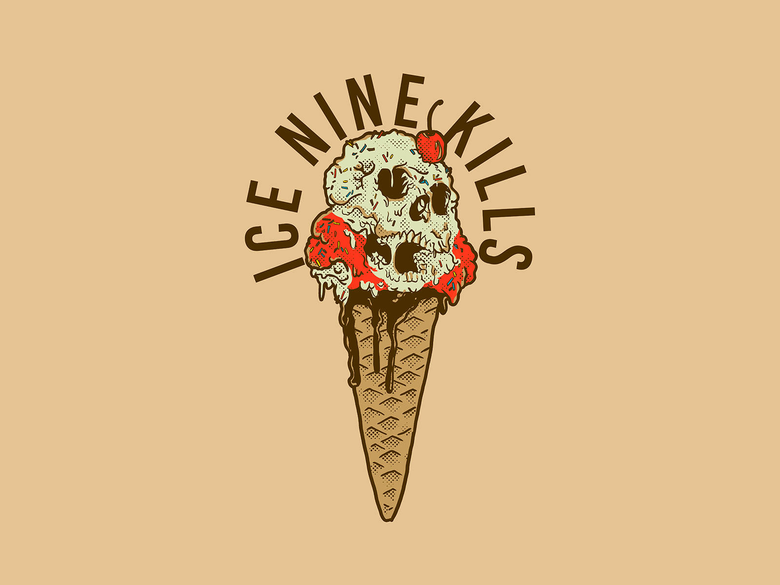 Ice Nine Kills Creepy Ice Cream Wallpaper