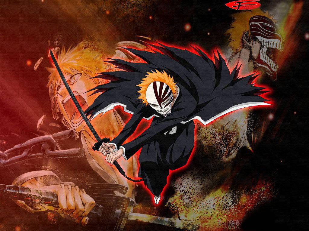 Ichigo Bankai Attack Wallpaper