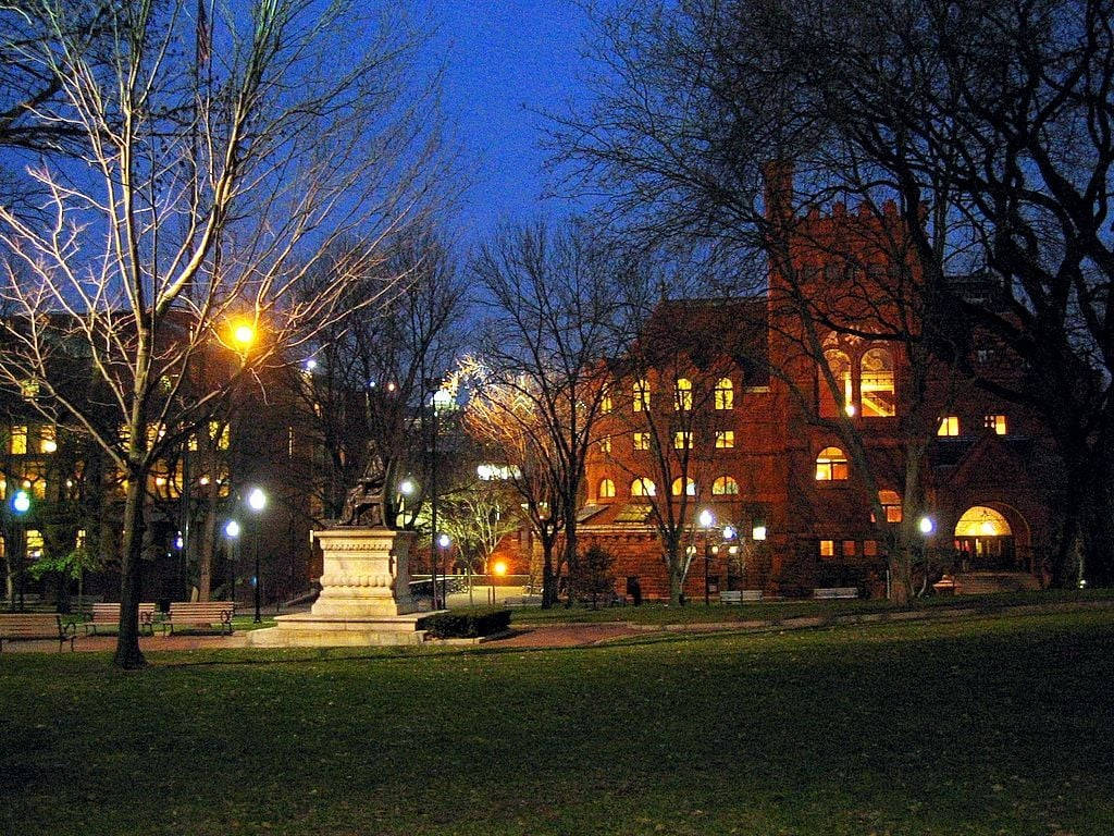 Iconic College Hall At University Of Pennsylvania Wallpaper