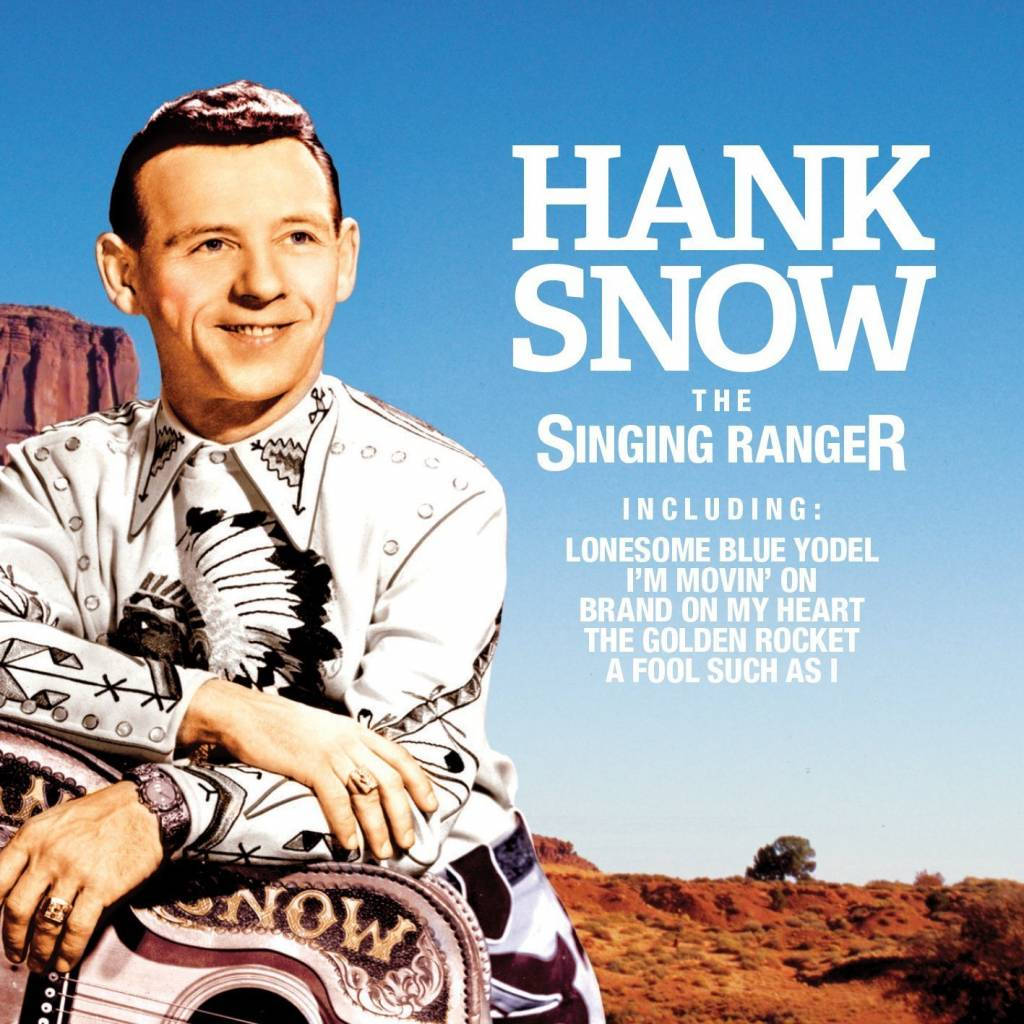 Iconic Hank Snow Performing On Stage Wallpaper