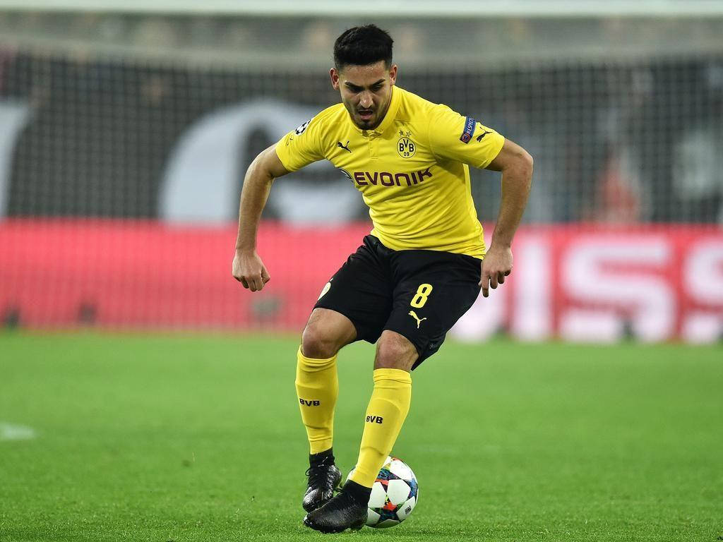 Ilkay Gundogan In Front Of Ball Wallpaper