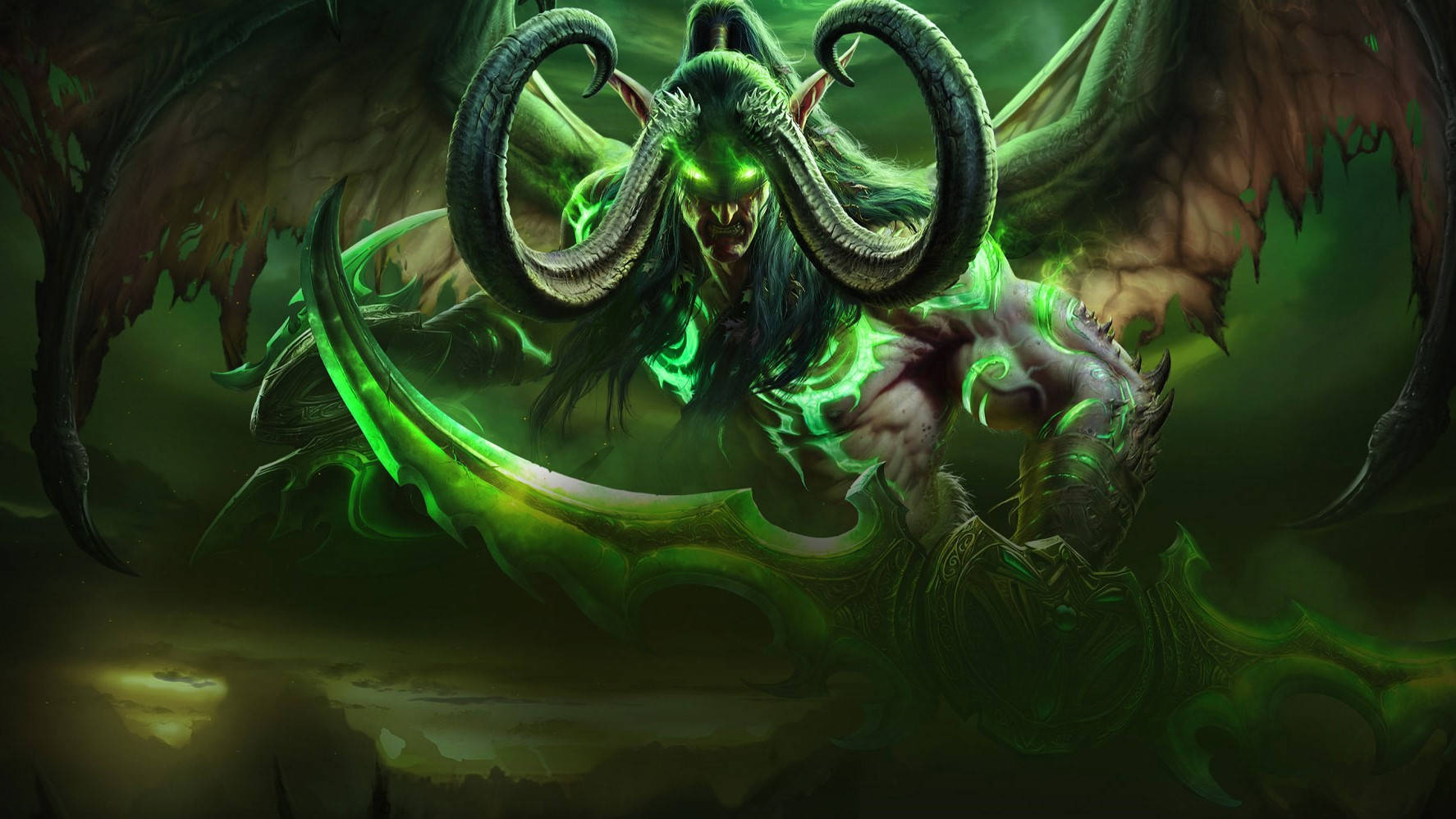 Illidan Stormrage Of Warcraft Video Game Wallpaper