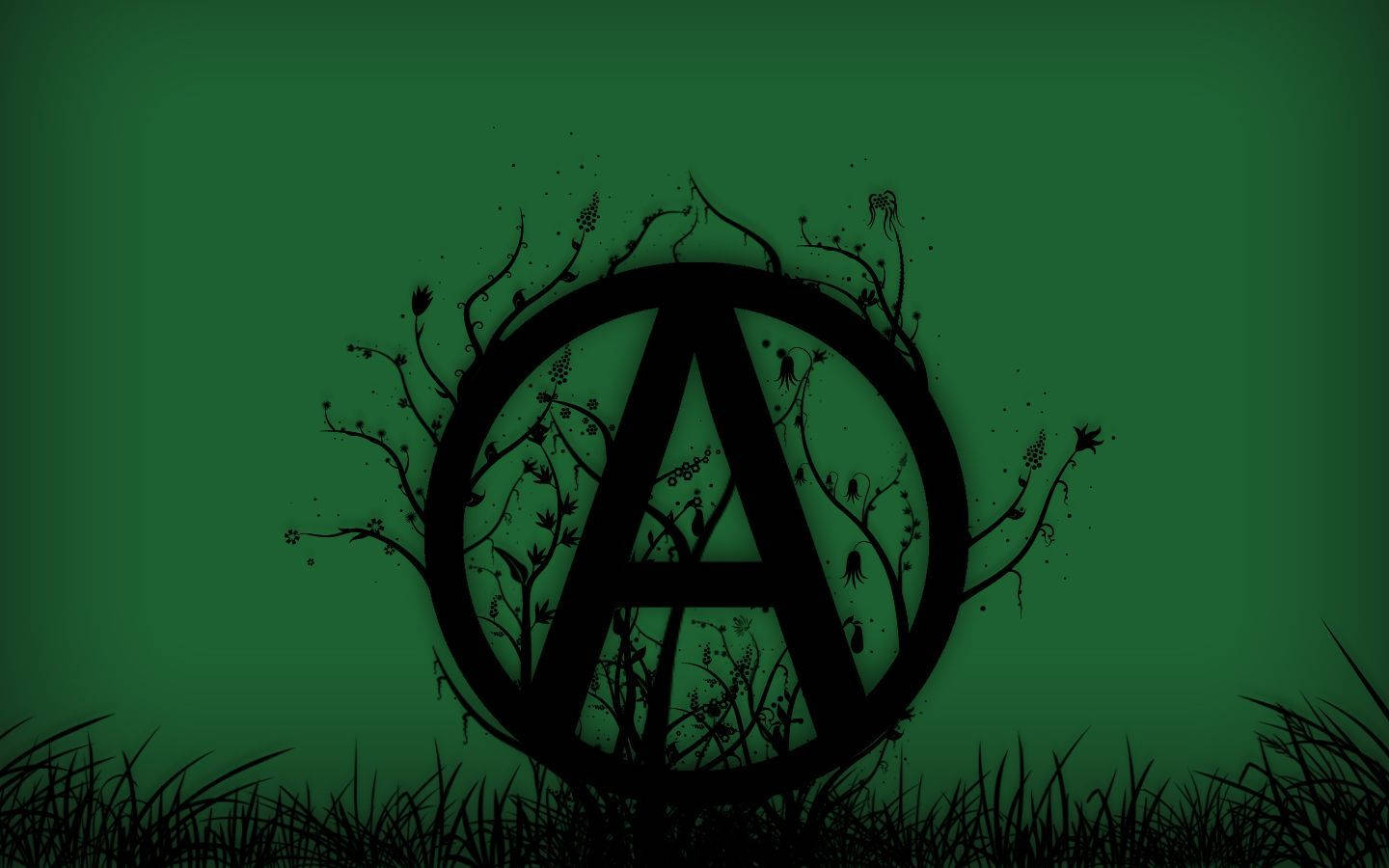 Illuminati Green Anarchy Wallpaper
