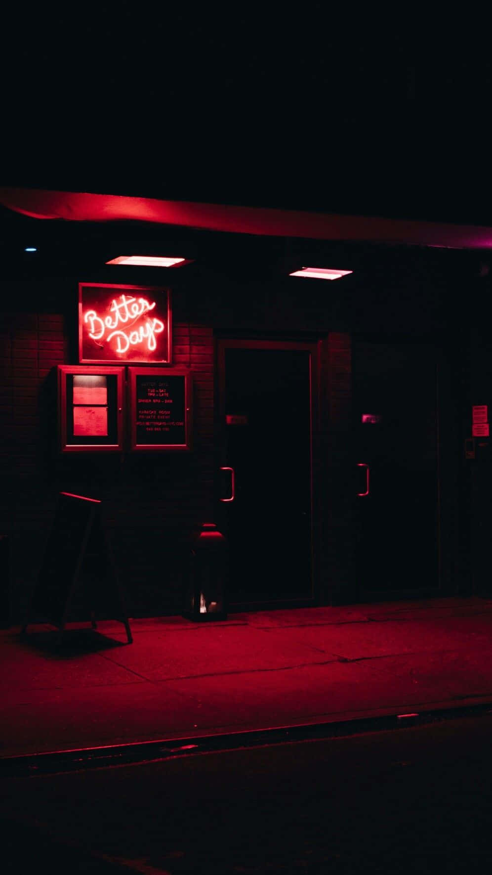 Illuminating Bright Lights That Make Up The Night Sky In Neon City Wallpaper