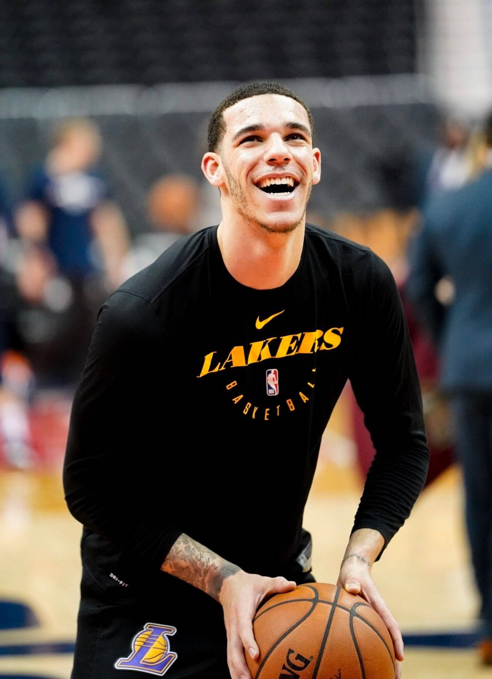 Illuminating Lonzo Ball Smiling Wallpaper