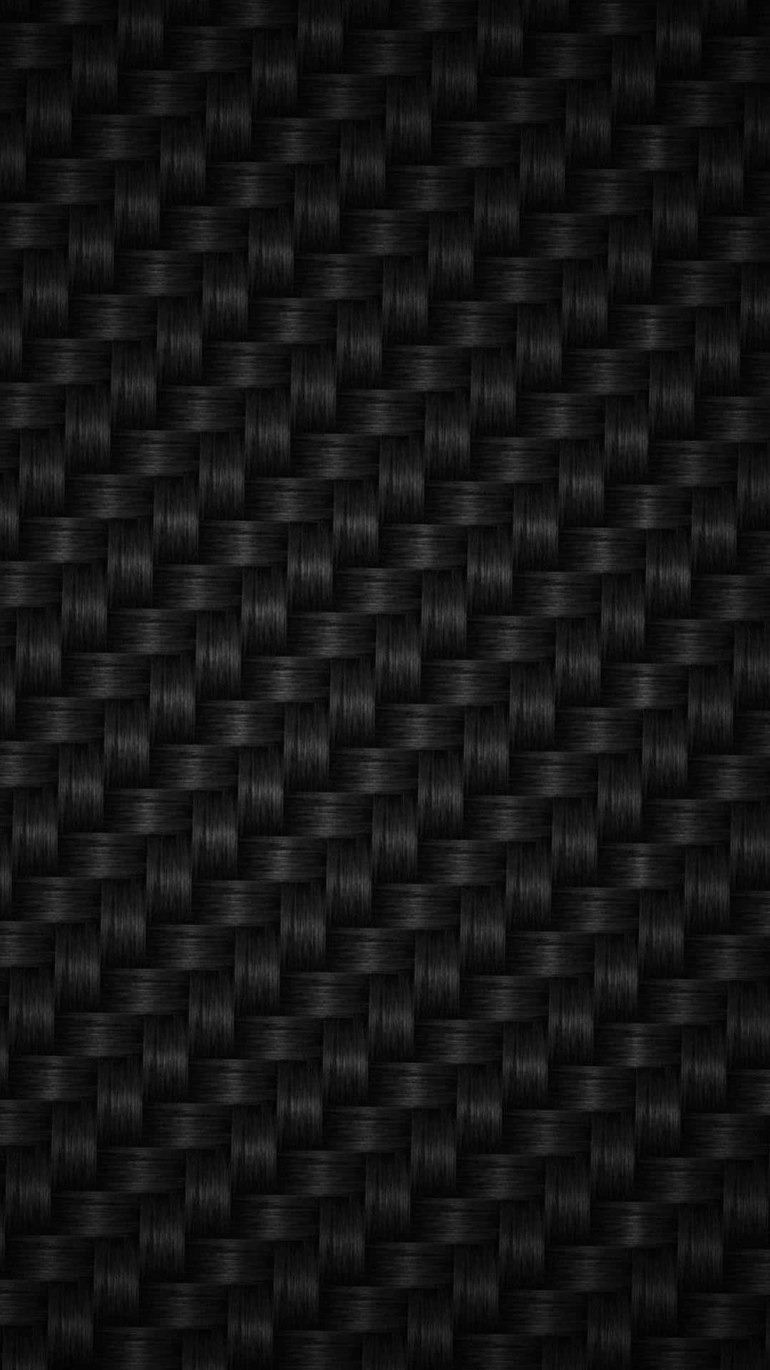 Image Black Carbon Fiber Pattern Wallpaper