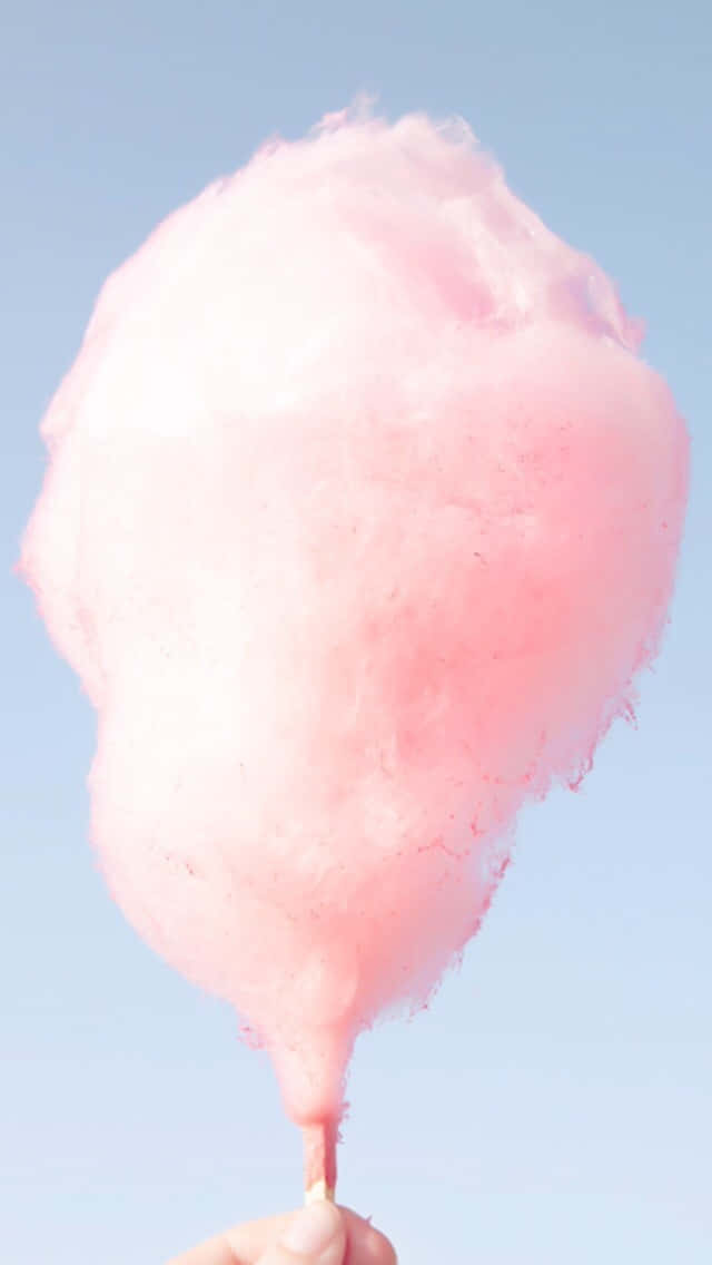 Image Colorful Pink Cotton Candy Sweet Treat Wallpaper