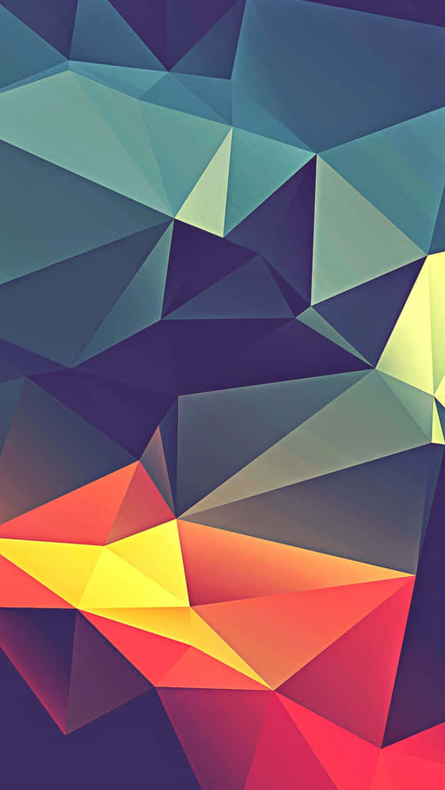 Image Keep Your Technology On Trend With A Geometric Iphone Wallpaper