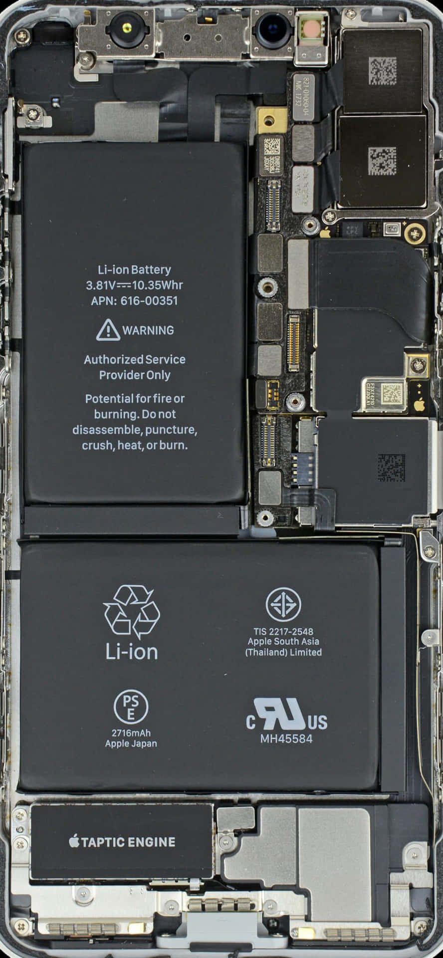 Image Look Inside The Iphone And Explore Its Inner Workings Wallpaper