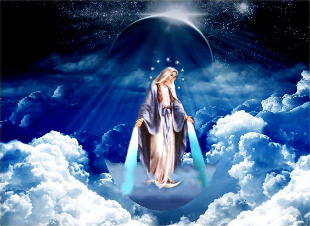 Image Mother Mary, The Beloved Mother Of Jesus Wallpaper