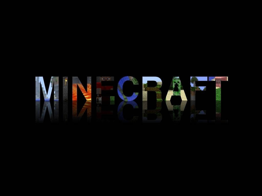 In-game Locations Minecraft Logo Wallpaper