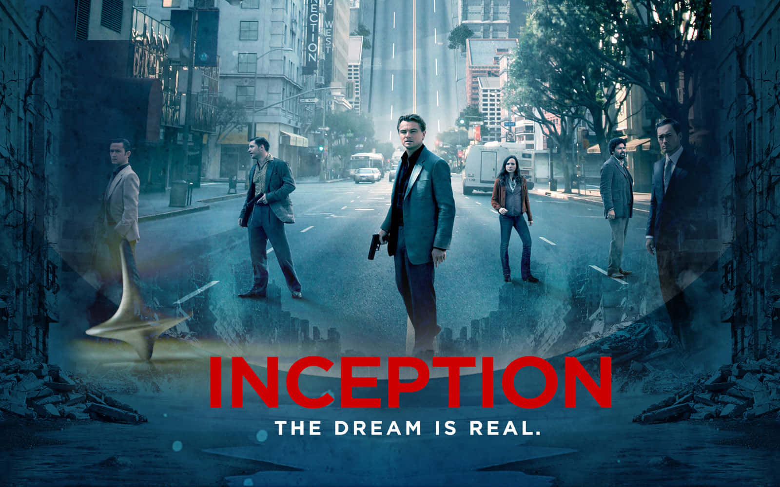 Inception Movie Poster Dream Is Real Wallpaper