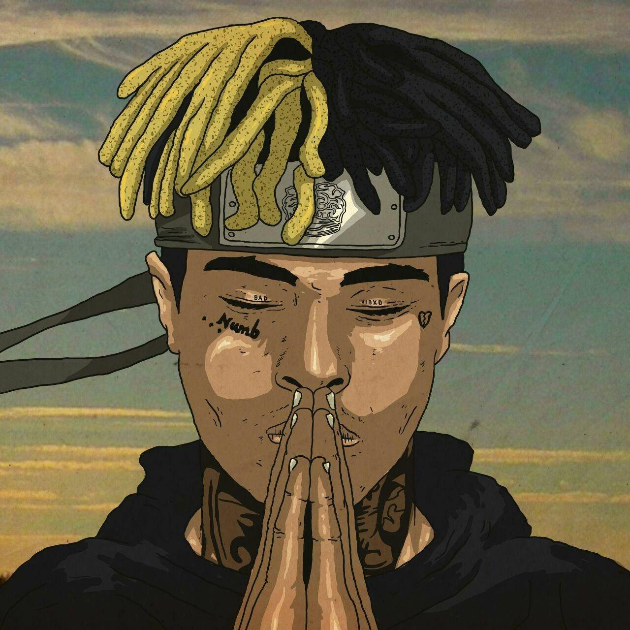 Incredible Xxxtentacion Juice Wrld Anime Artwork Wallpaper