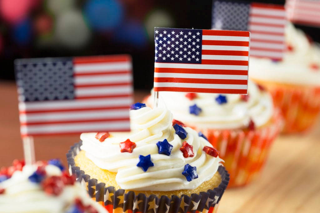 Independence Day Cupcakes Wallpaper