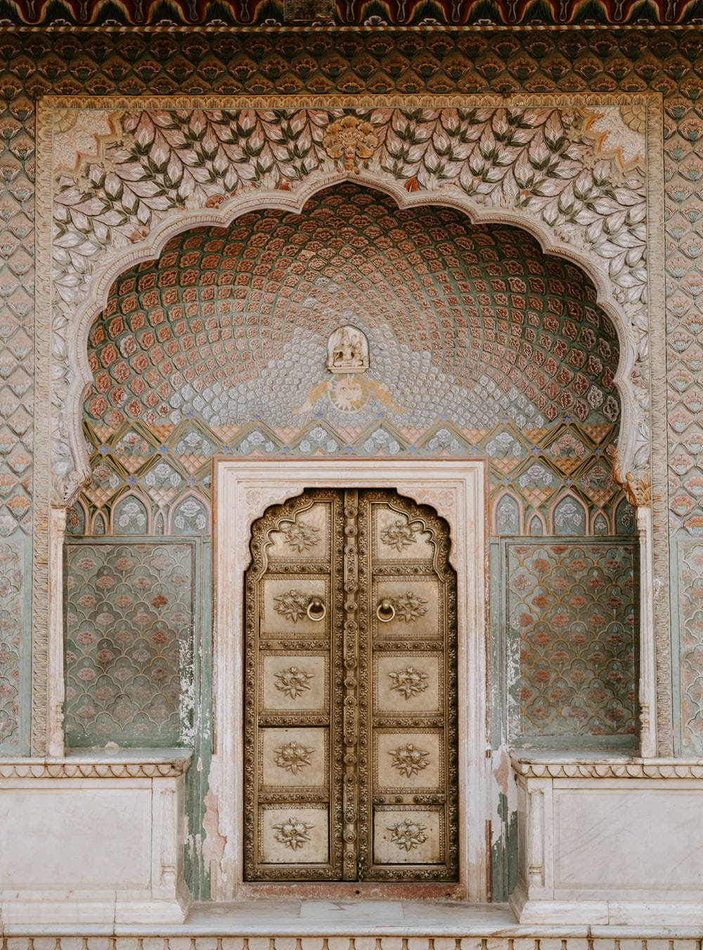 Indian Aesthetic Doorway Wallpaper