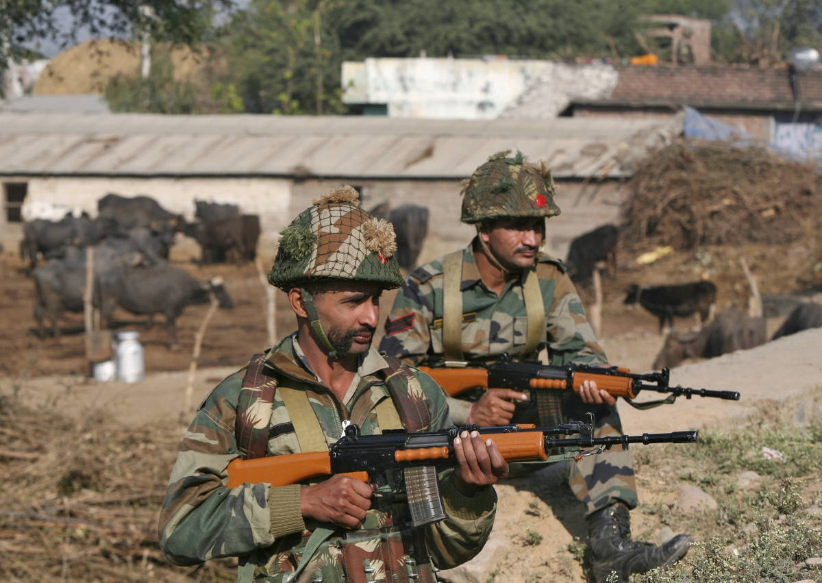 Indian Army On Farm Wallpaper