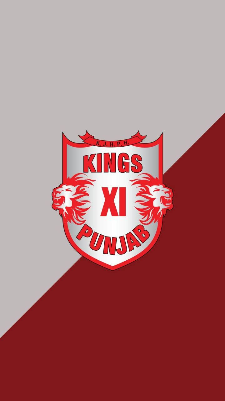 Indian Cricket Team Logo Punjab Kings Split Wallpaper