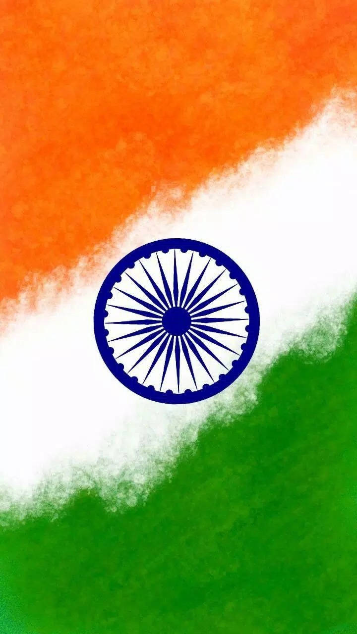 Indian Flag Hd Diagonal Tricolor Wallpaper