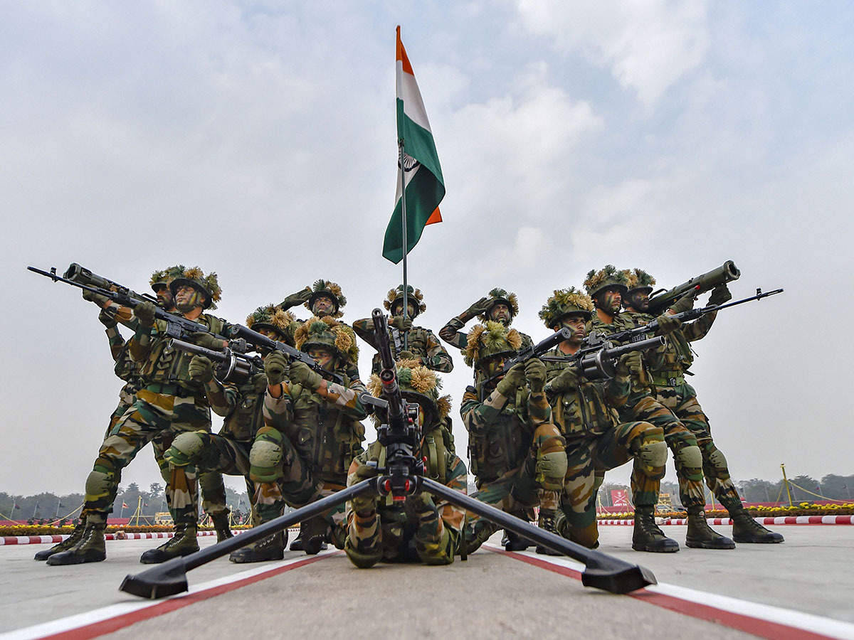 Indian Soldiers In Action Wallpaper