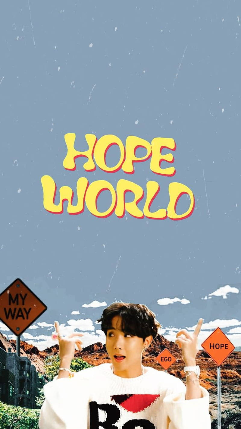 Indie Kid Aesthetic Hope World Wallpaper