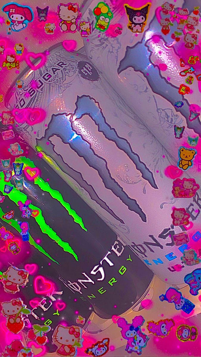 Indie Kid Aesthetic Monster Energy Drink Wallpaper