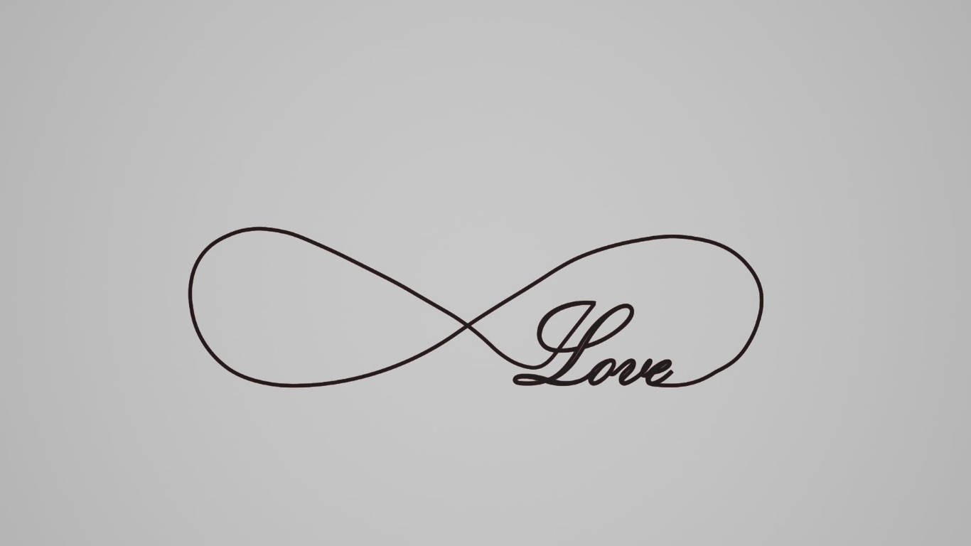 Infinity Symbol Drawing Wallpaper