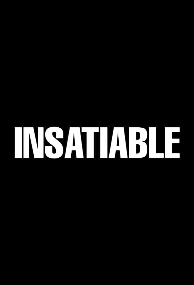 Insatiable Text Black Background Wallpaper