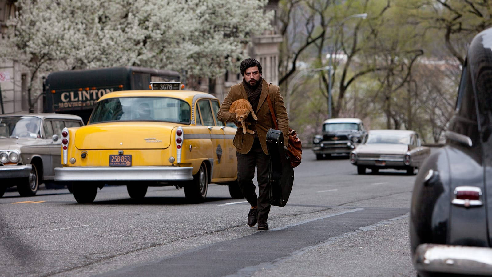 Inside Llewyn Davis Walking With Cat Wallpaper