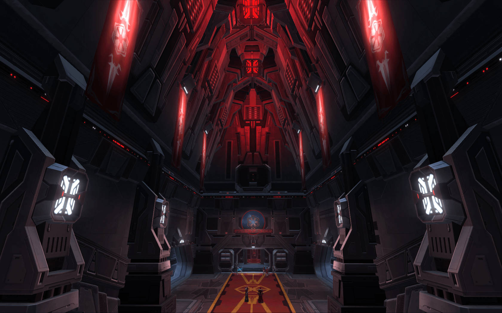 Inside Of Sith Temple Wallpaper