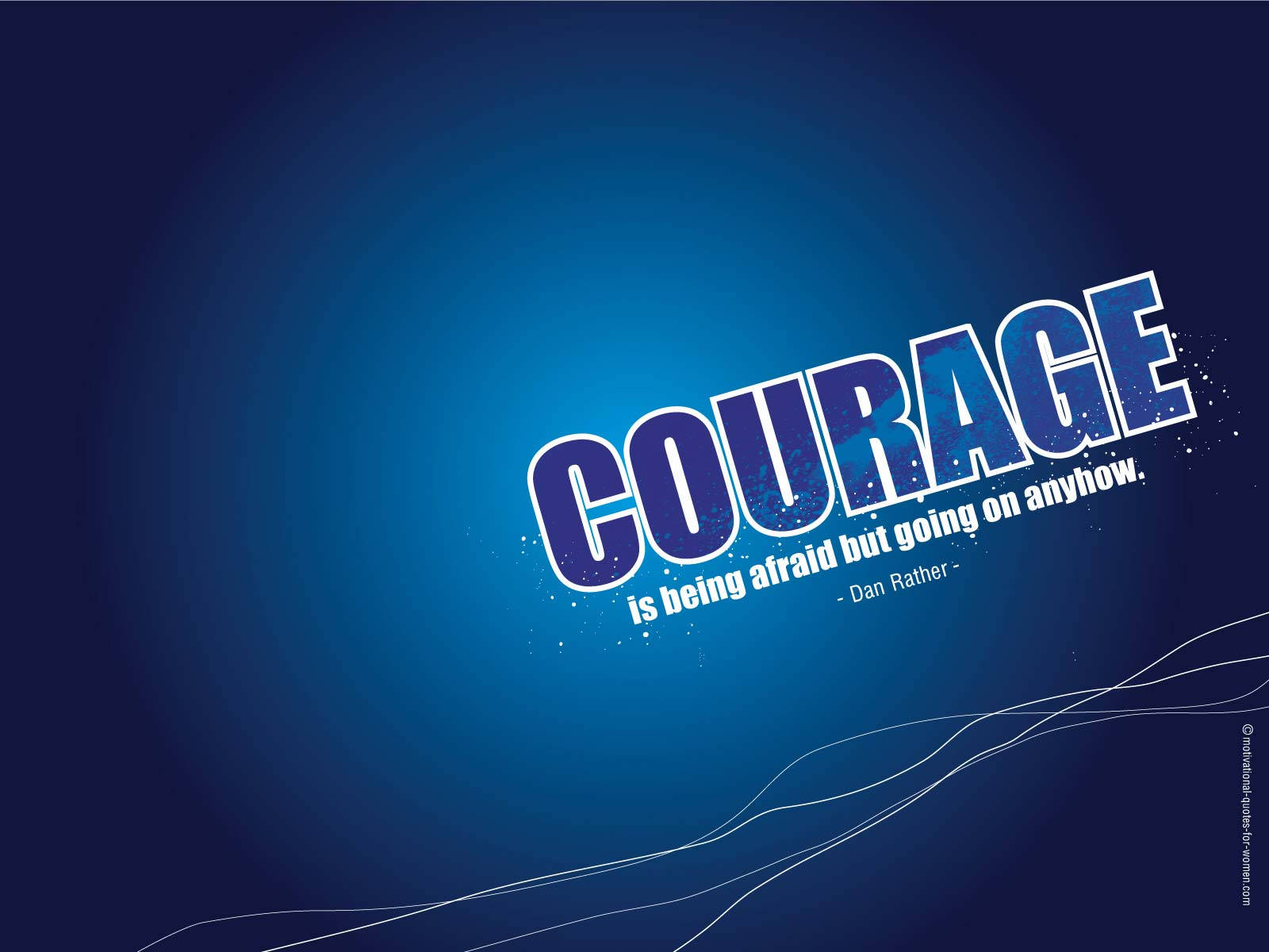 Inspirational Quotes About Courage Wallpaper