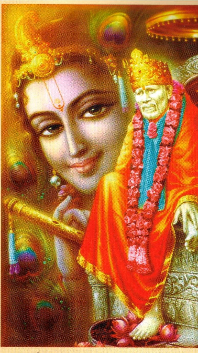 Inspirational Sai Baba - Spiritual Harmony Wallpaper