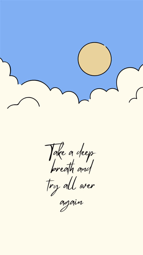 Inspirational Sky Quote Wallpaper