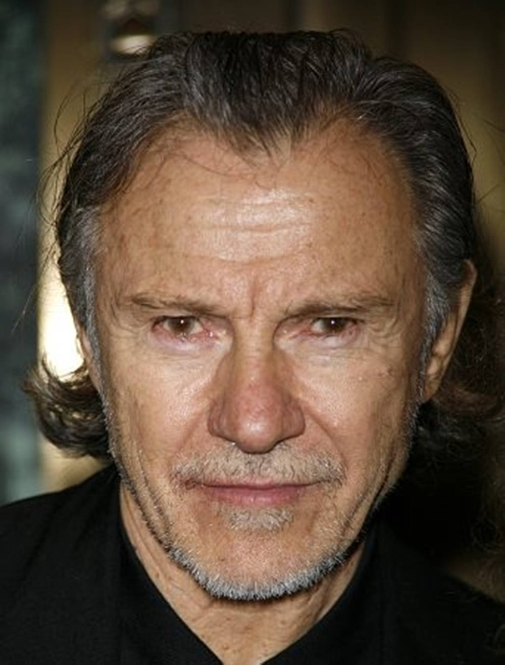 Intense Close-up Portrait Of Harvey Keitel Wallpaper