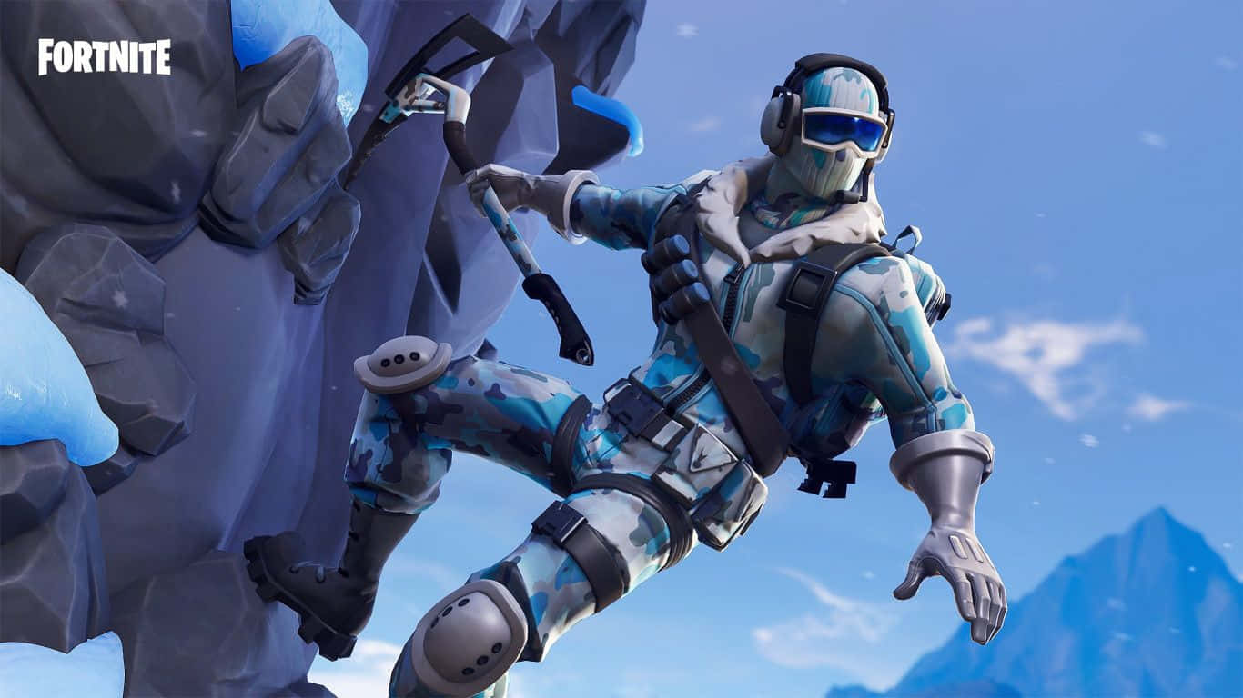 Intense Fortnite Battle Wallpaper