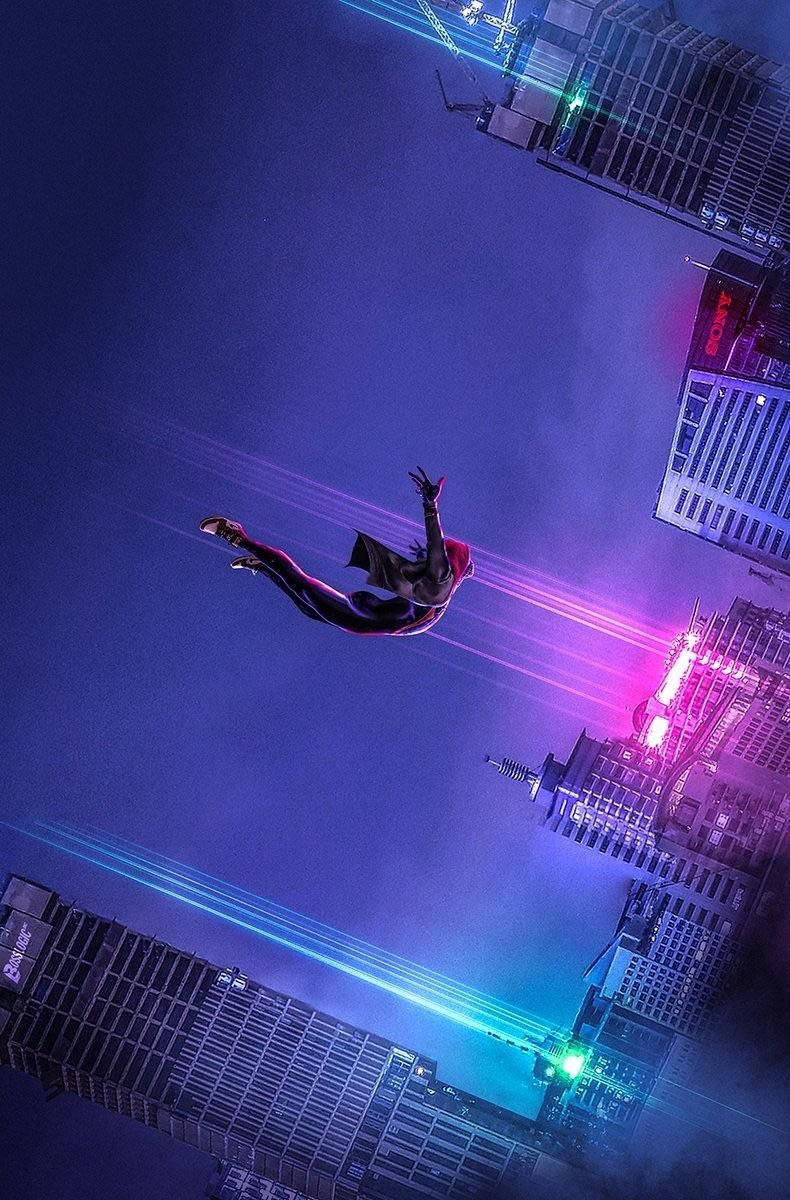 Into The Spider Verse 790 X 1200 Wallpaper