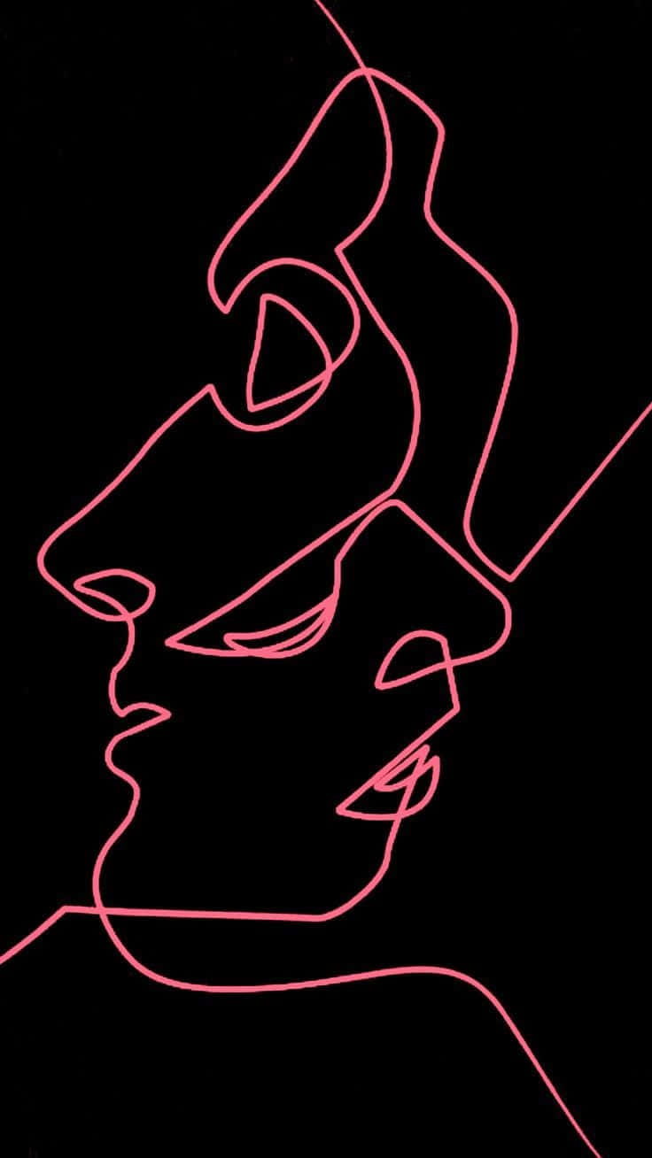 Intricate Line Art Masterpiece Wallpaper