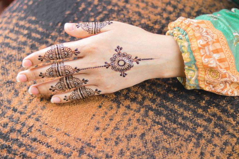 Intricate Mehndi Design Indian Wedding Wallpaper