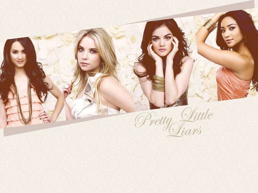 Intrigue And Drama Unfolds In Pretty Little Liars Season 2 Photoshoot Wallpaper