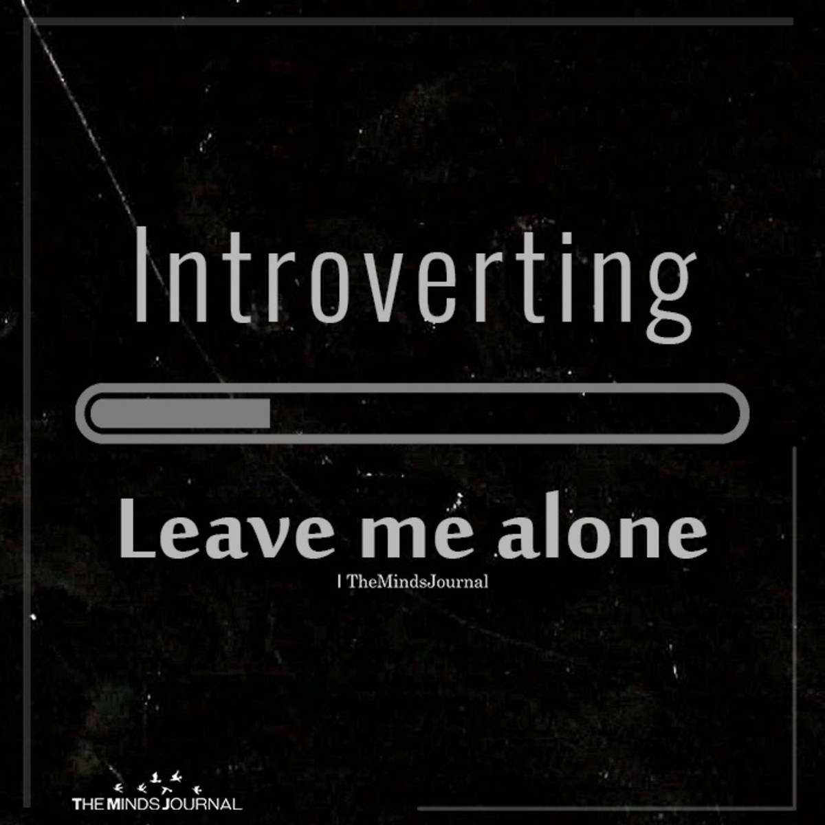 Introverting Leave Me Alone Wallpaper